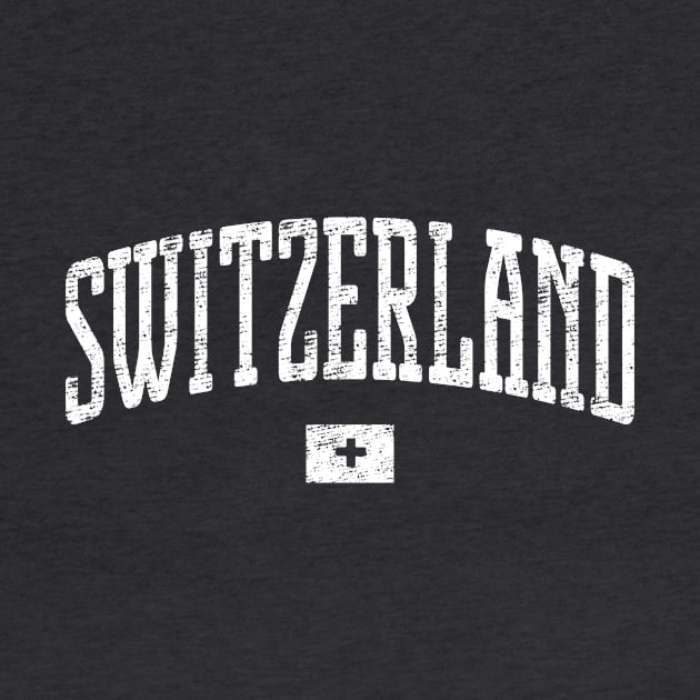 Switzerland Flag Icon Vintage by Vicinity